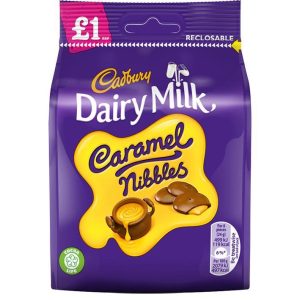 Cadbury Dairy Milk Caramel Nibbles - 100g Bag