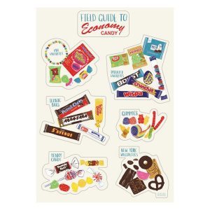 Field Guide to Economy Candy by Claudia Pearson - Sticker Sheet