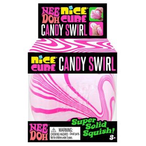 Schylling - Nice Cube Nee Doh Ball - Candy Swirl