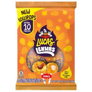 Lucas Lenwas Lollipops - Mango - 4.9oz Bag