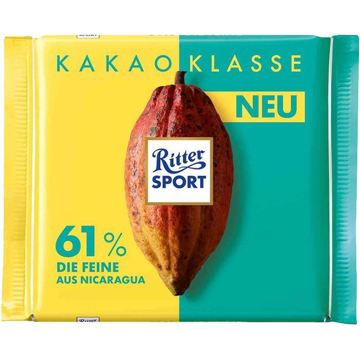 Ritter Sport Kakao Klasse - 61% Die Feine Aus Nicaragua