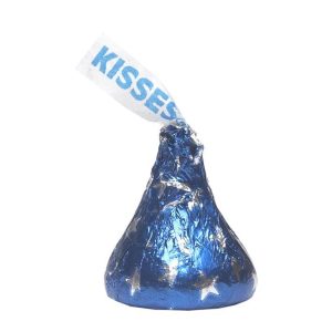 Hershey's Kisses - Milk Chocolate - Royal Blue Stars